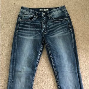 BKE 30w 30l Blue Straight Leg Denim